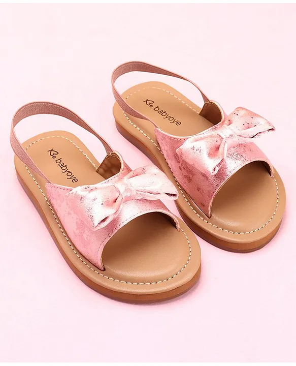 Buy Cute Walk by Babyhug Party Wear Sandals Pink for Girls (3-4Years)  Online, Shop at FirstCry.com - 9415026