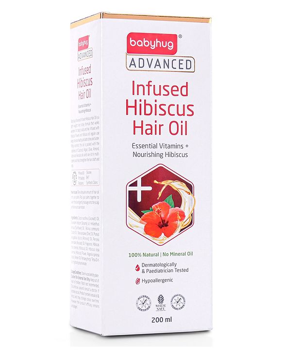 Babyhug Advanced Infused Hibiscus Hair Oil- 200 ml