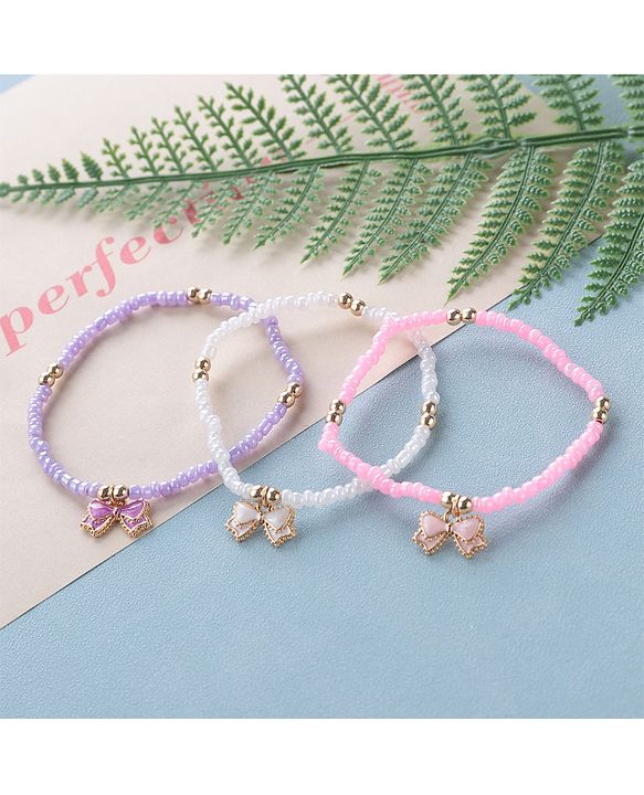 Pine Kids Free Size Bracelets Pack of 3-  Multicolor