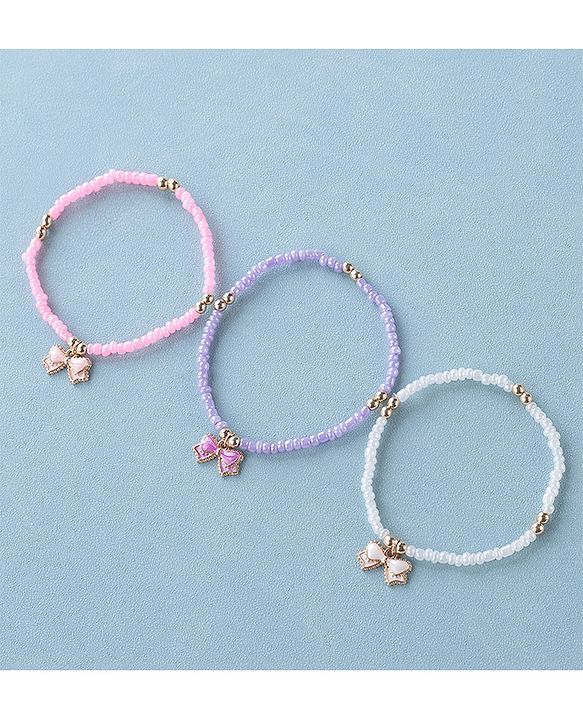 Pine Kids Free Size Bracelets Pack of 3-  Multicolor