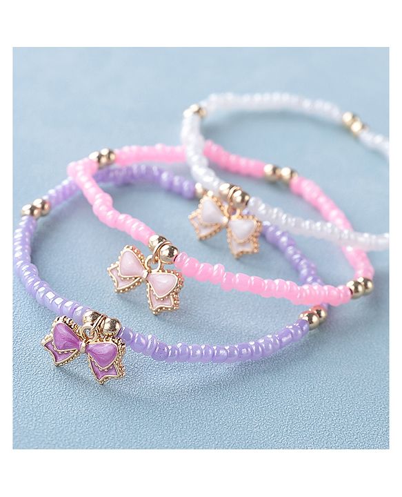 Pine Kids Free Size Bracelets Pack of 3-  Multicolor