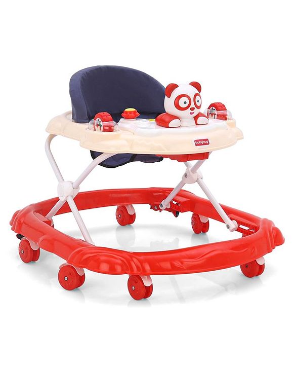 Babyhug Walker Monkey Face Black & Red (Seat Colour May Vary)