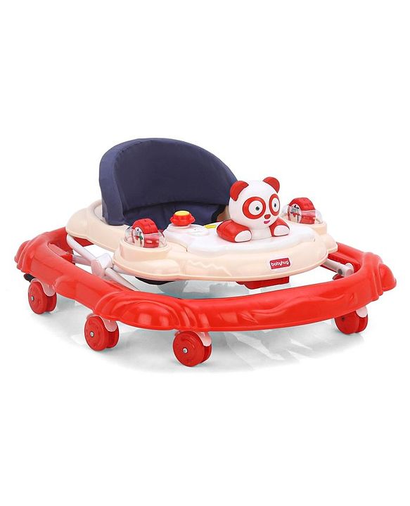 Babyhug Walker Monkey Face Black & Red (Seat Colour May Vary)