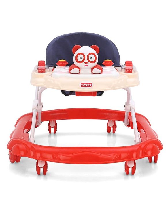 Babyhug Walker Monkey Face Black & Red (Seat Colour May Vary)