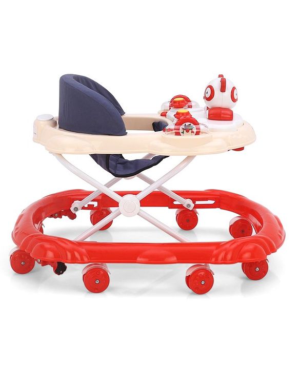 Babyhug Walker Monkey Face Black & Red (Seat Colour May Vary)