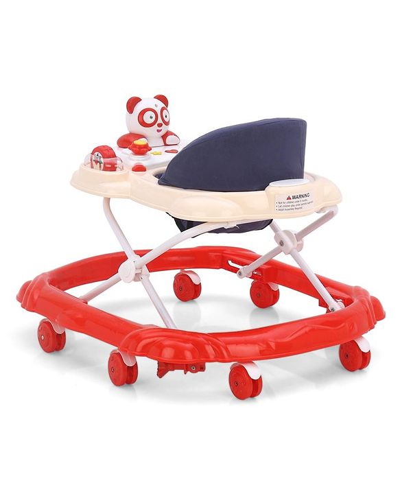 Babyhug Walker Monkey Face Black & Red (Seat Colour May Vary)