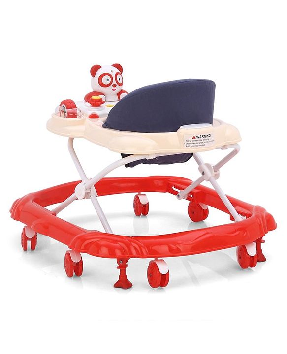 Babyhug Walker Monkey Face Black & Red (Seat Colour May Vary)