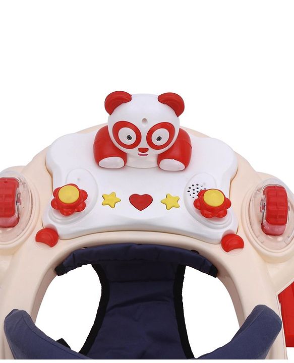 Babyhug Walker Monkey Face Black & Red (Seat Colour May Vary)