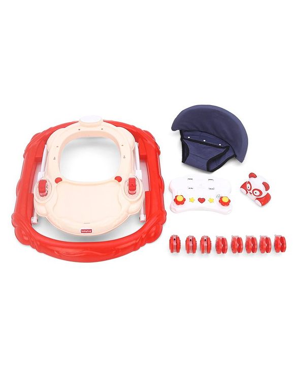 Babyhug Walker Monkey Face Black & Red (Seat Colour May Vary)