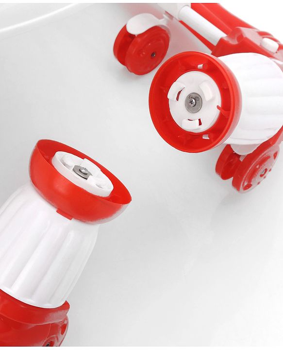 Babyhug Rabit Walker cum Rocker With Parental Push Handle - Red (Seat Print & Color May Vary)