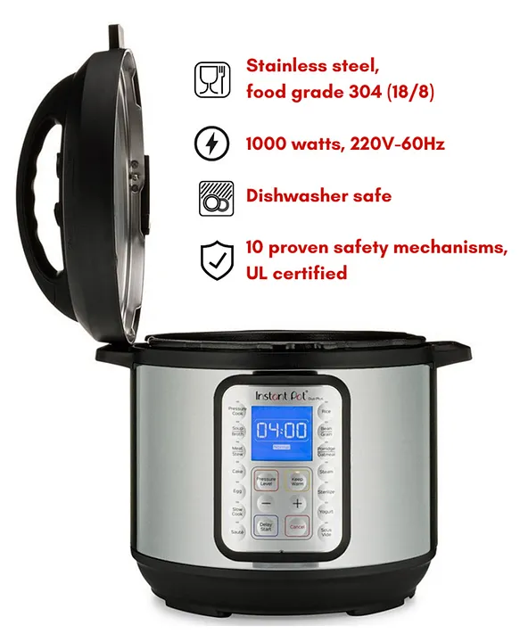 Instant Pot duo plus pressure cooker. popular New in box