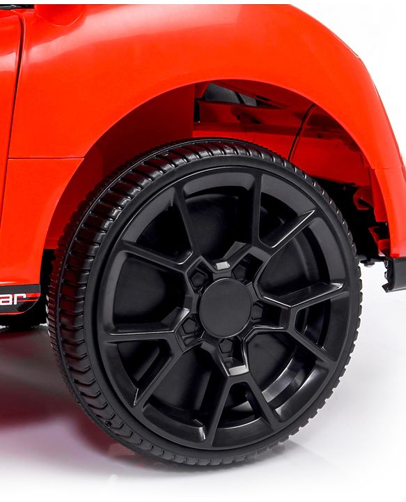 Babyhug Battery Operated Ride On Car with Music & Lights - Red| Forward & Reverse Drive| Wide Comfortable Seat| Rechargeable Battery| Remote Control| Pre-loaded Music with USB & AUX| Easy to Assemble| Wide Comfortable Seat| Easy to Operate