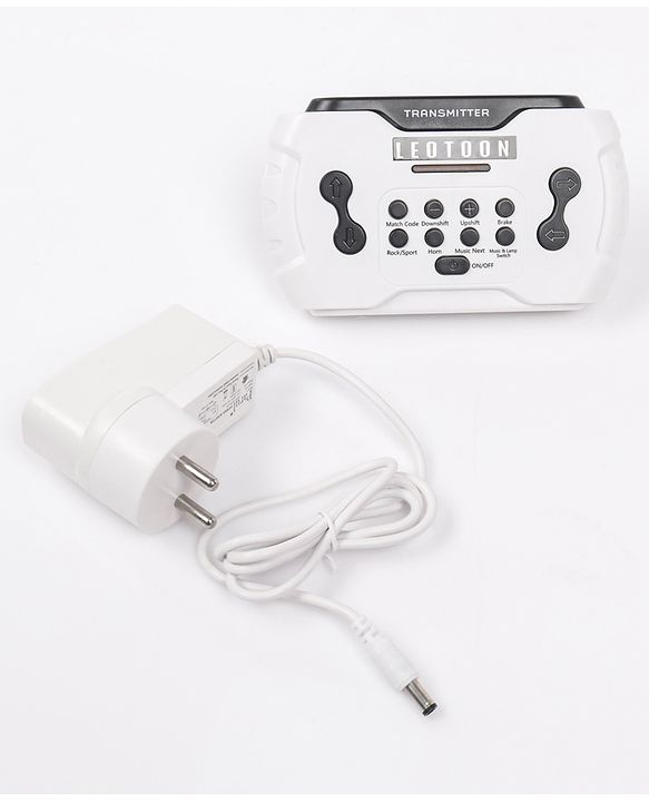 Babyhug Battery Operated Ride On Car with Music & Lights - Red| Forward & Reverse Drive| Wide Comfortable Seat| Rechargeable Battery| Remote Control| Pre-loaded Music with USB & AUX| Easy to Assemble| Wide Comfortable Seat| Easy to Operate