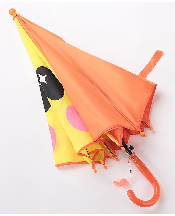 Babyhug Duck Print Umbrella - Yellow