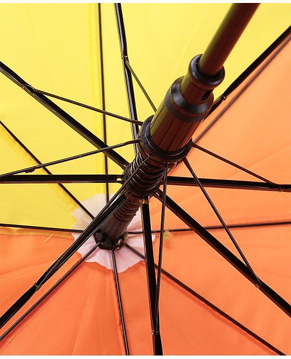 Babyhug Duck Print Umbrella - Yellow