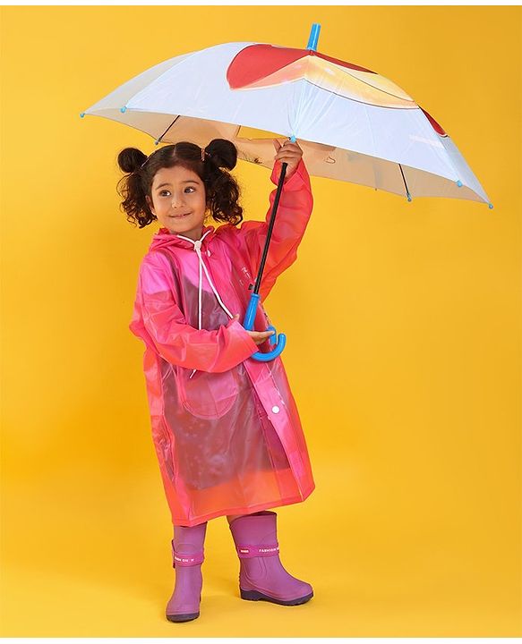 Babyhug Mouse Print Umbrella -Multicolor