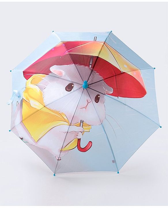 Babyhug Mouse Print Umbrella -Multicolor