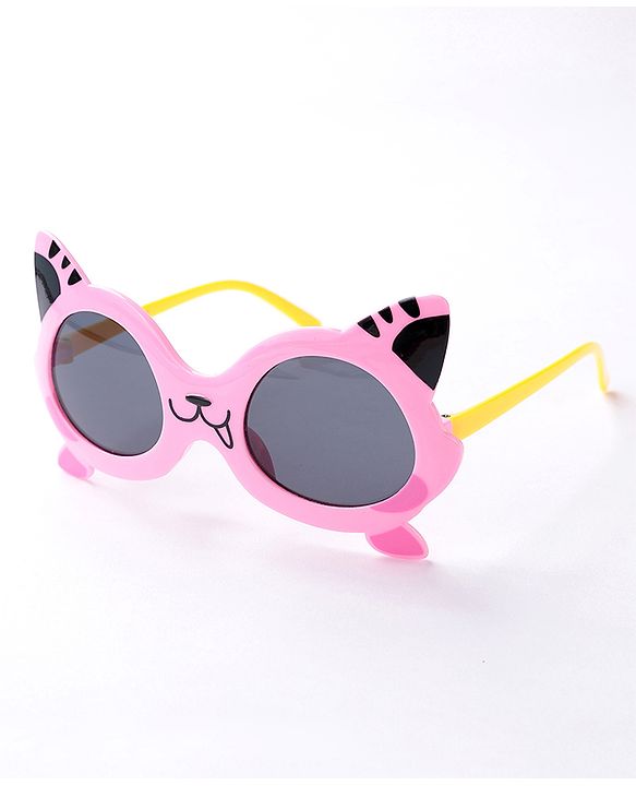 Babyhug Cat Shaped Sunglasses - Pink