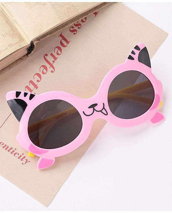 Babyhug Cat Shaped Sunglasses - Pink