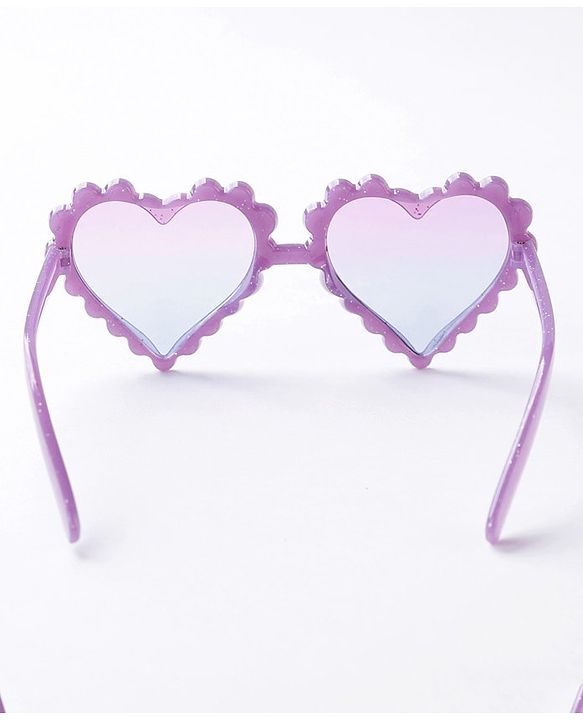 Babyhug Heart Shaped Sunglasses - Purple