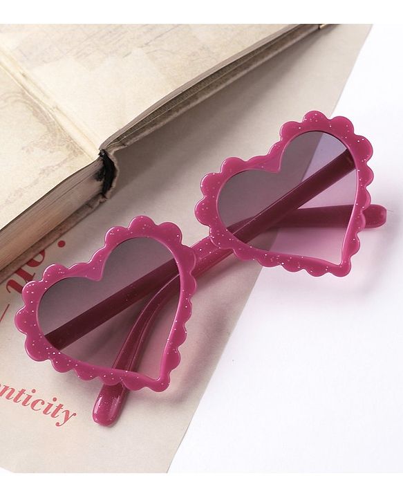 Babyhug Heart Shaped Sunglasses - Red