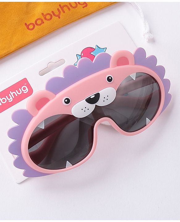 Babyhug  Lion Shaped Sunglasses  - Pink