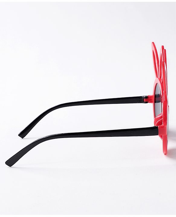 Babyhug  Bunny Ears Round Sunglasses  - Red