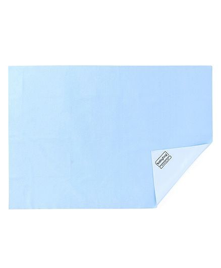 Babyhug Smart Dry Bed Protector Sheet Small - Sky Blue