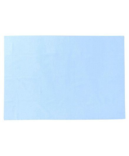 Babyhug Smart Dry Bed Protector Sheet Small - Sky Blue
