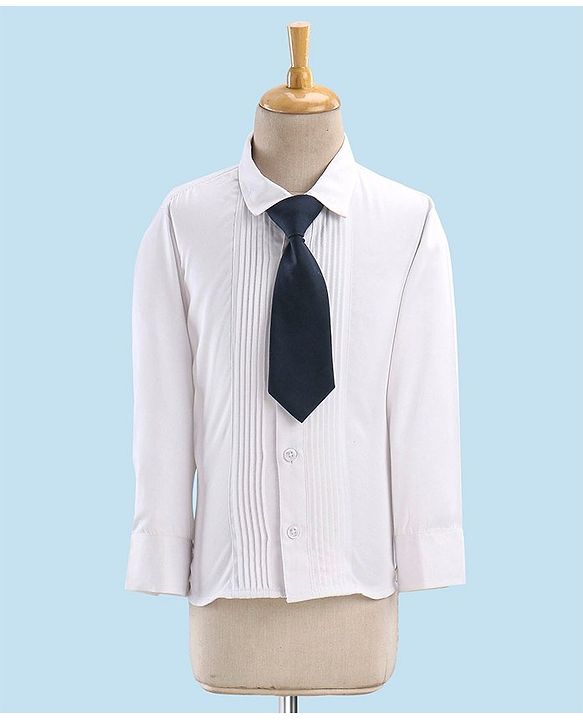 Babyhug Full Sleeves Party Suit With Blazer Solid- Teal Blue