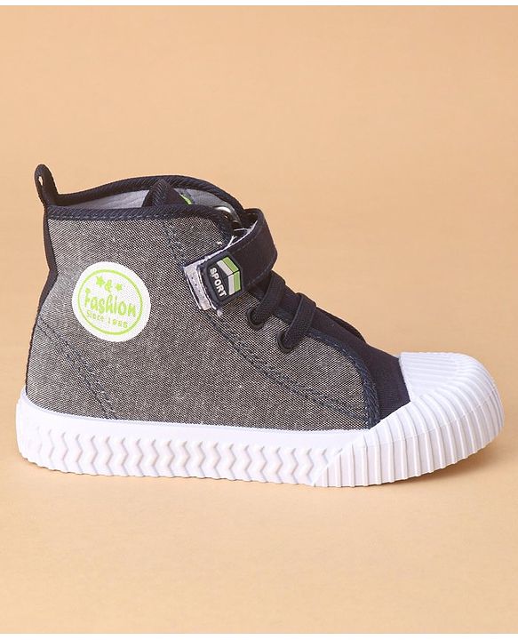 Cute Walk by Babyhug Embroidered Casual Shoes with Velcro Closure - Blue