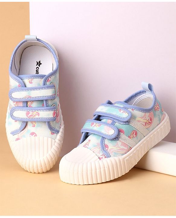 Cute Walk by Babyhug Casual Shoes Velcro Closure - Blue