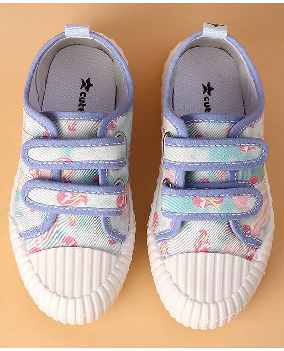 Cute Walk by Babyhug Casual Shoes Velcro Closure - Blue