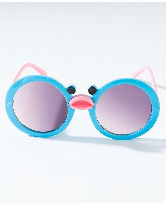 Babyhug Round Sunglasses With Duck Face - Blue