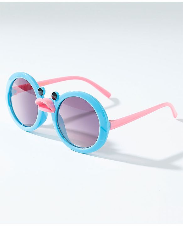 Babyhug Round Sunglasses With Duck Face - Blue