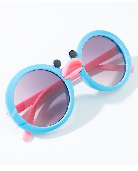Babyhug Round Sunglasses With Duck Face - Blue