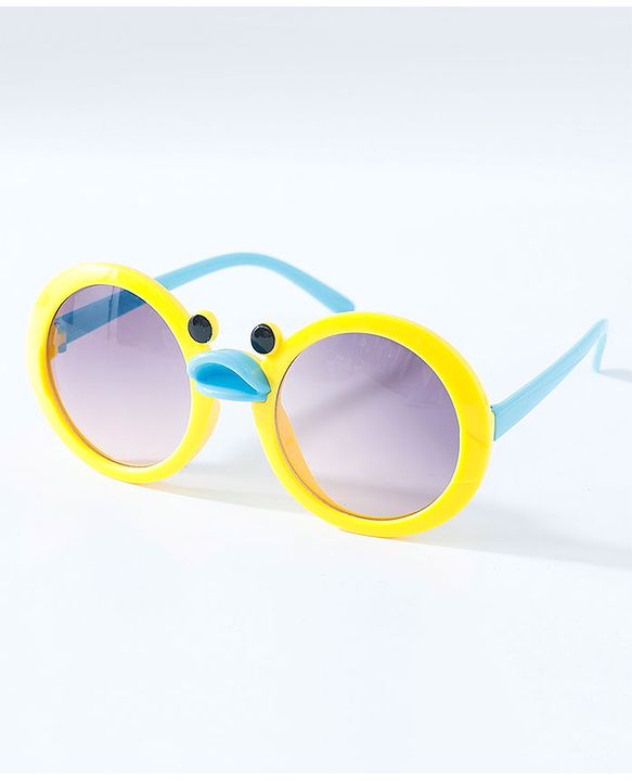 Babyhug Round Sunglasses With Duck Face - Blue