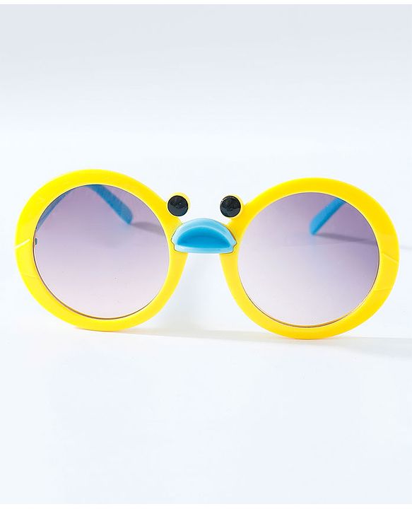 Babyhug Round Sunglasses With Duck Face - Blue