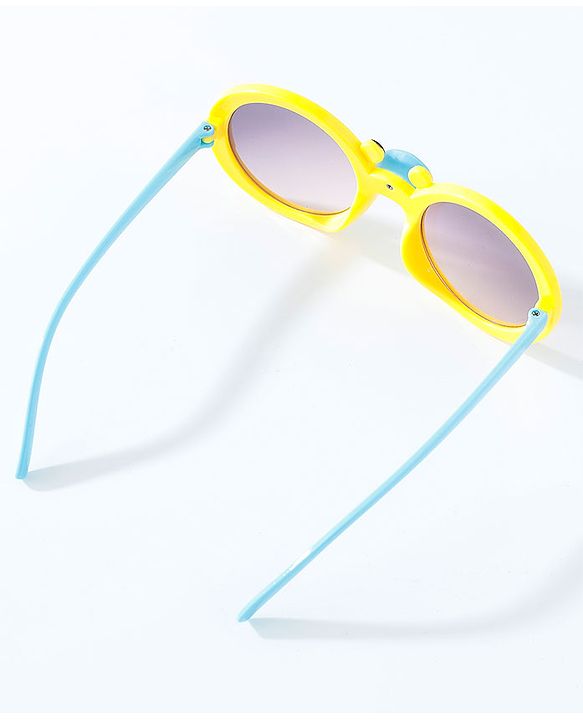 Babyhug Round Sunglasses With Duck Face - Blue