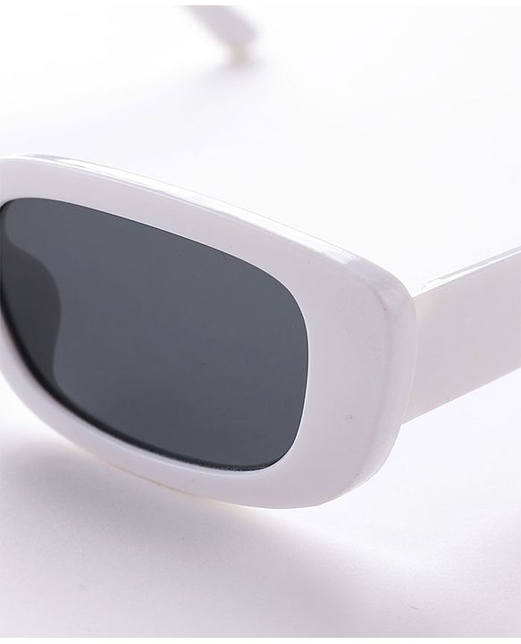 Pine Kids Free Size Rectangular Sunglasses - White