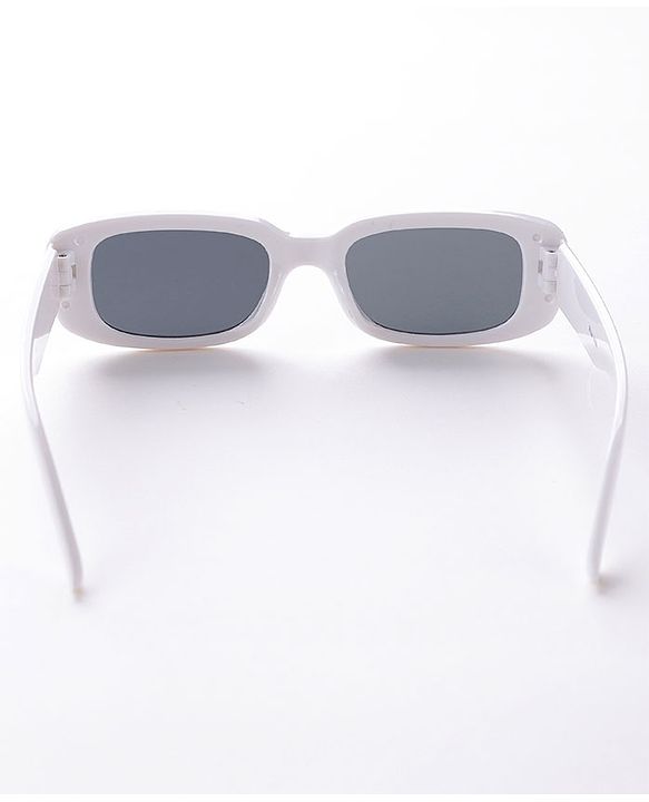 Pine Kids Free Size Rectangular Sunglasses - White