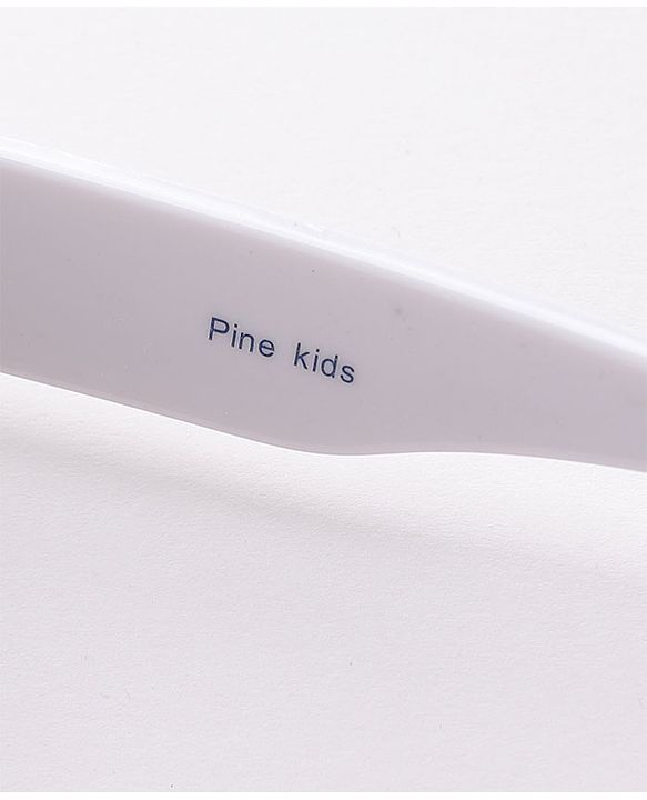 Pine Kids Free Size Rectangular Sunglasses - White