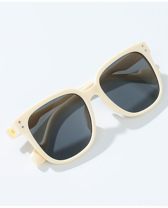 Pine Kids Sunglasses Leopard Print - Light Yellow