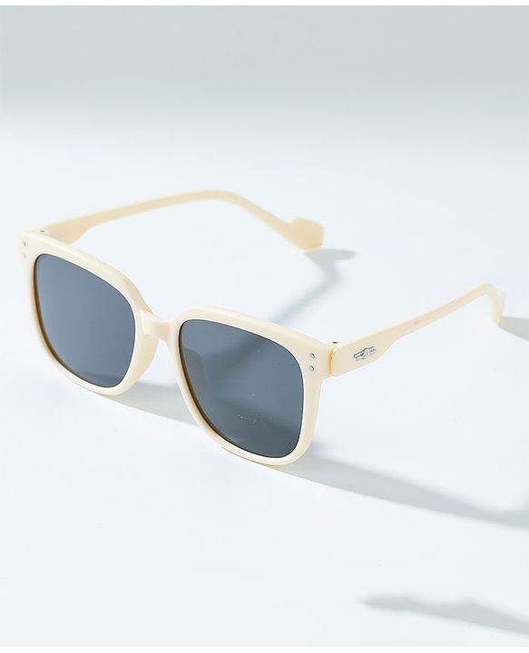 Pine Kids Sunglasses Leopard Print - Light Yellow