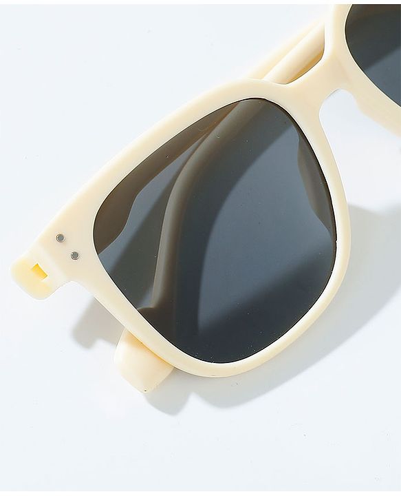 Pine Kids Sunglasses Leopard Print - Light Yellow