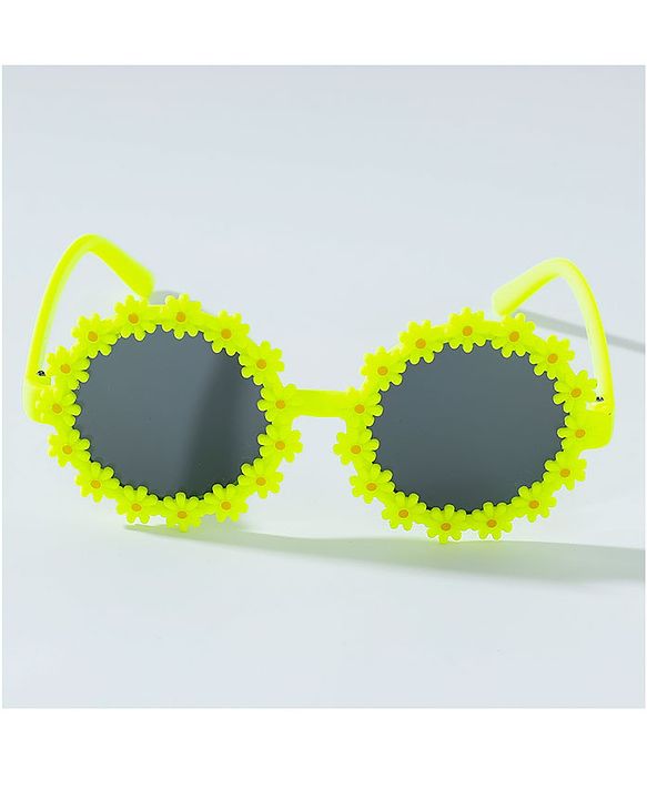 Babyhug Free Size Sunglasses with Floral Design -Red