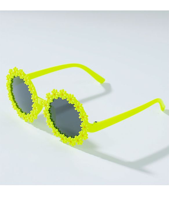 Babyhug Free Size Sunglasses with Floral Design -Red