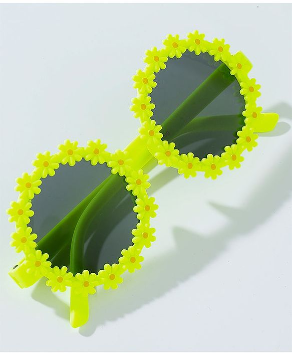 Babyhug Free Size Sunglasses with Floral Design -Red