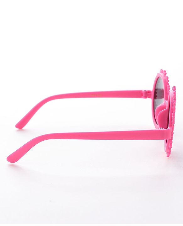 Babyhug Free Size Sunglasses with Floral Design -Red