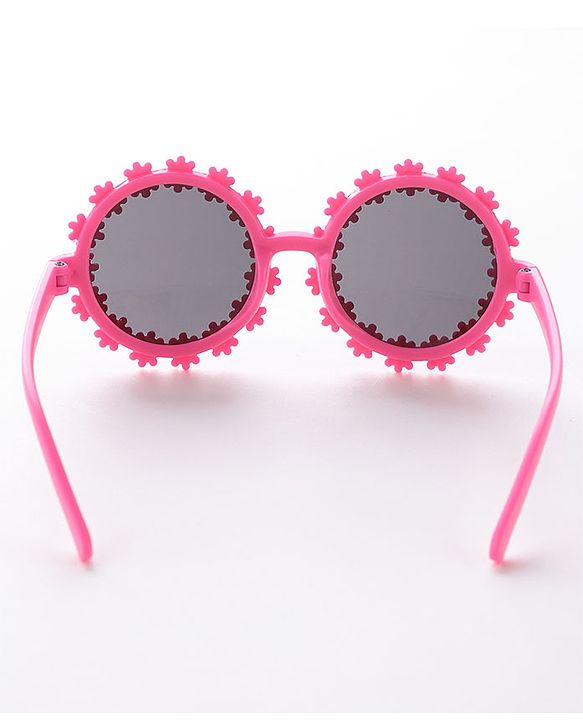 Babyhug Free Size Sunglasses with Floral Design -Red